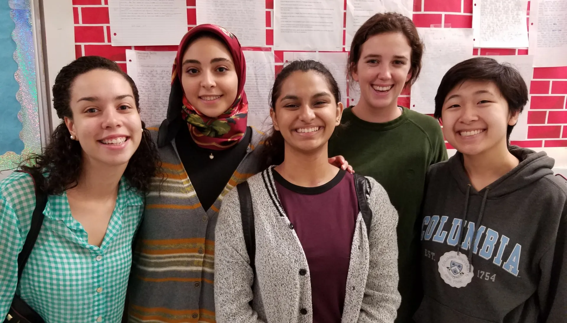 Columbia Students Smiling